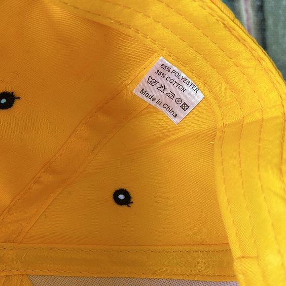 NWOT CAT Caterpillar Equipment hook and loop back 5 panel trucker baseball hat - Picture 7 of 7